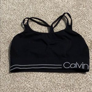 Calvin Klein Strappy Sports Bra